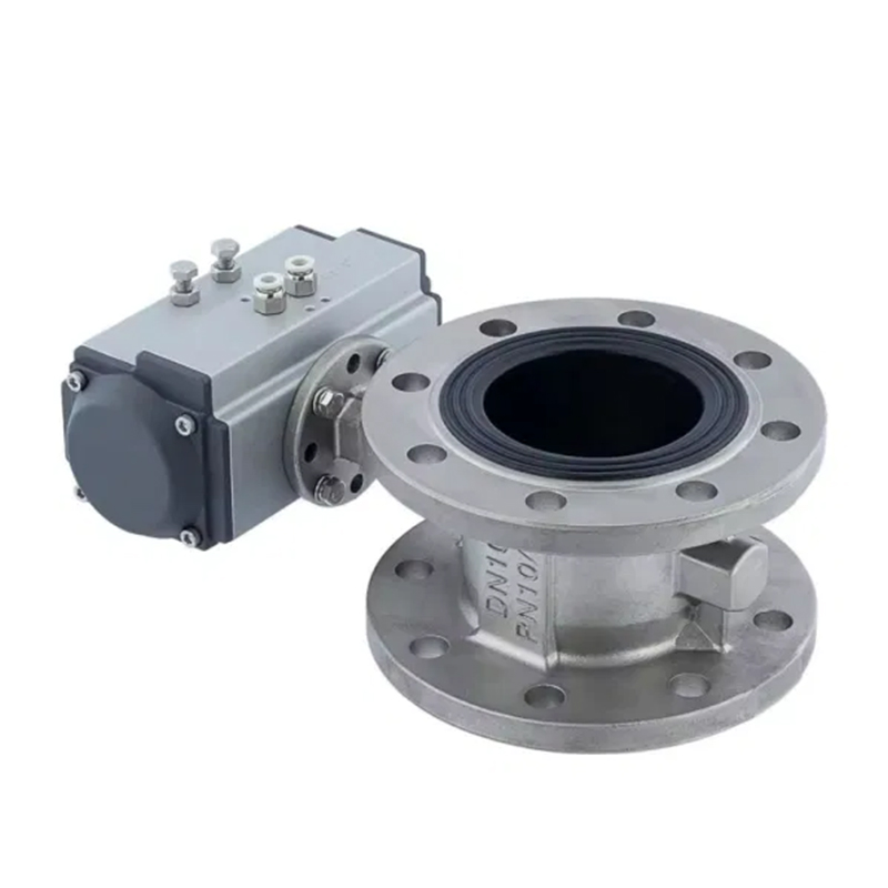 D641X Pneumatic Flange Butterfly Valve