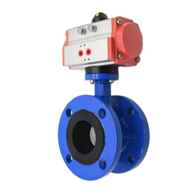 D641X Pneumatic Flange Butterfly Valve