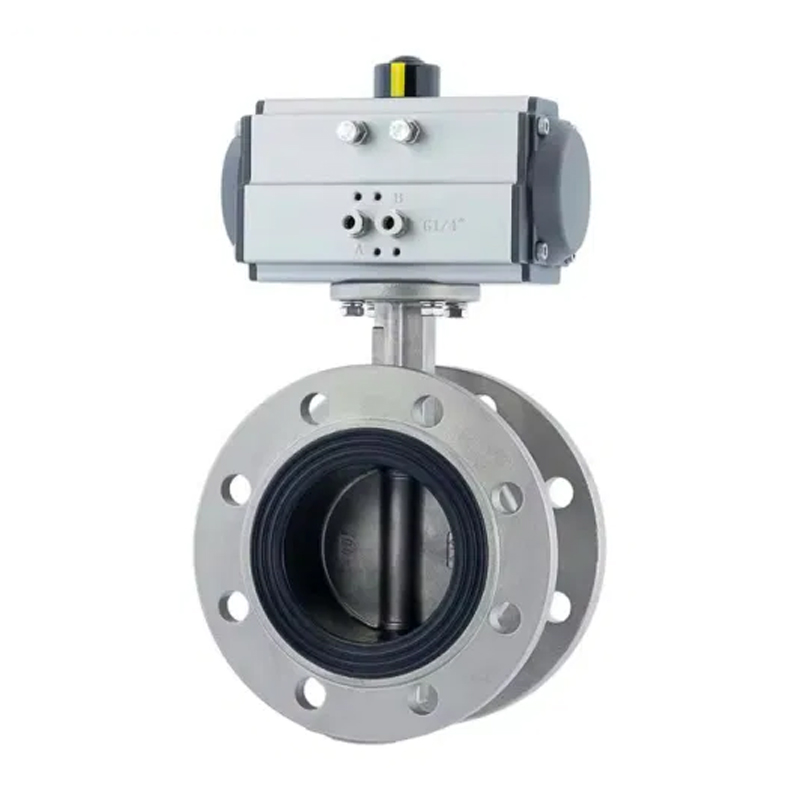 D641X Pneumatic Flange Butterfly Valve