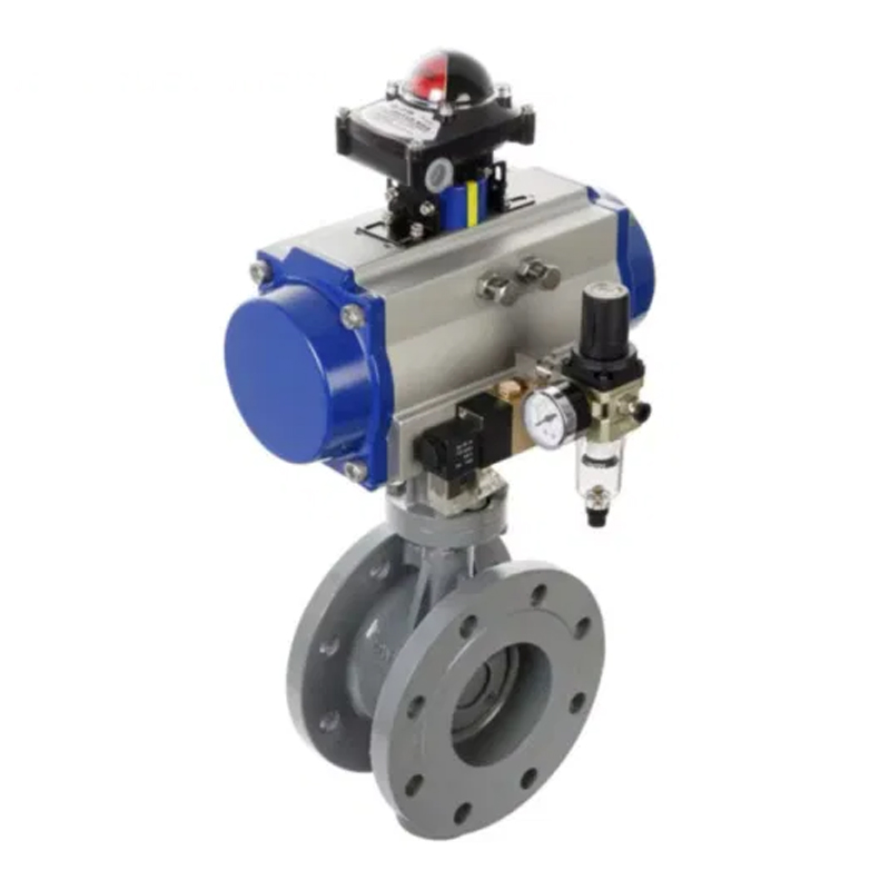 D641X Pneumatic Flange Butterfly Valve