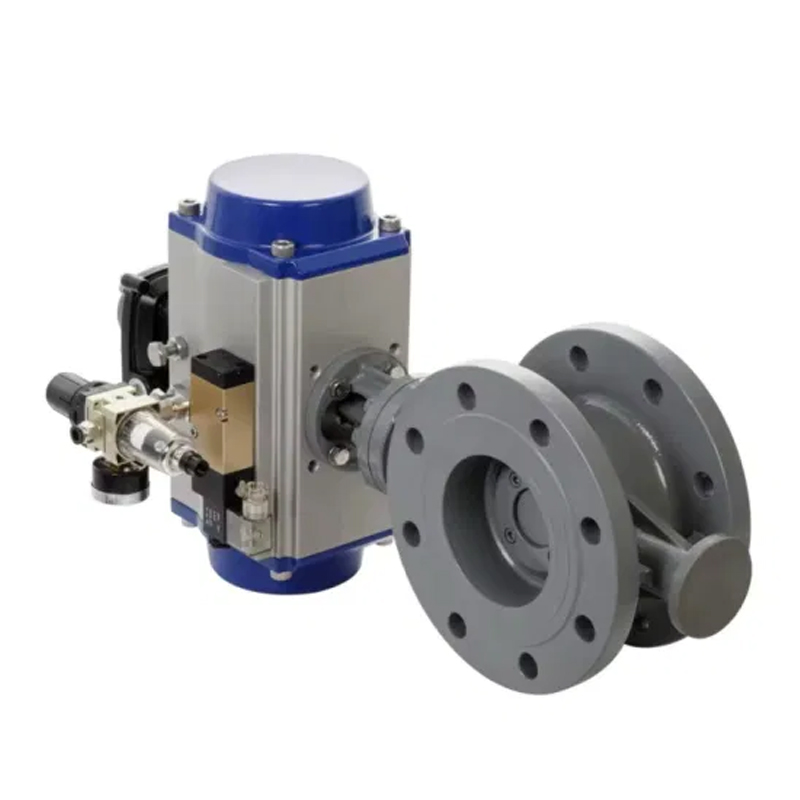 D641X Pneumatic Flange Butterfly Valve