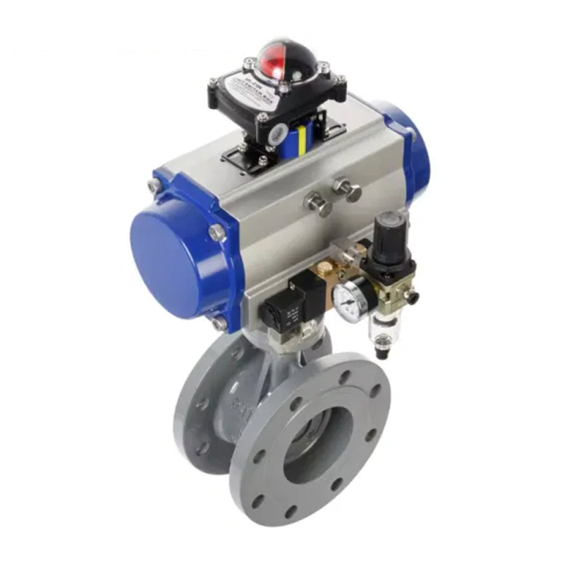 D641X Pneumatic Flange Butterfly Valve