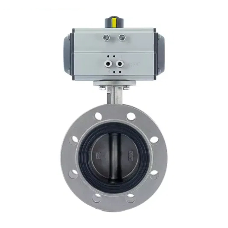 D641X Pneumatic Flange Butterfly Valve