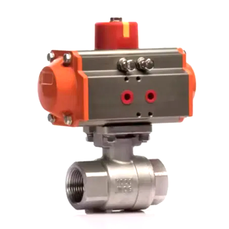 Q611F Pneumatic Threaded Ball Valve