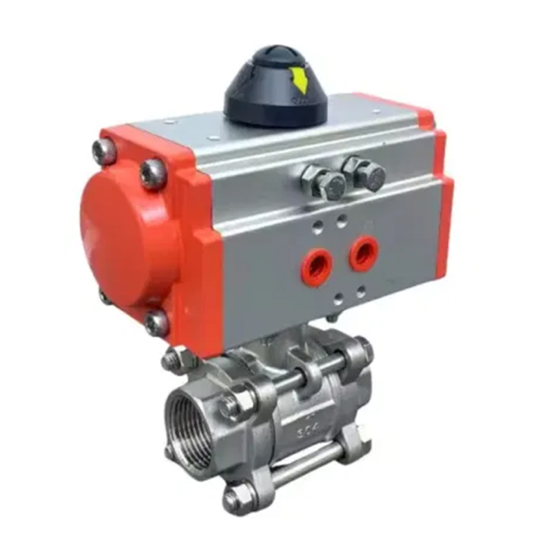 Q611F Pneumatic Threaded Ball Valve