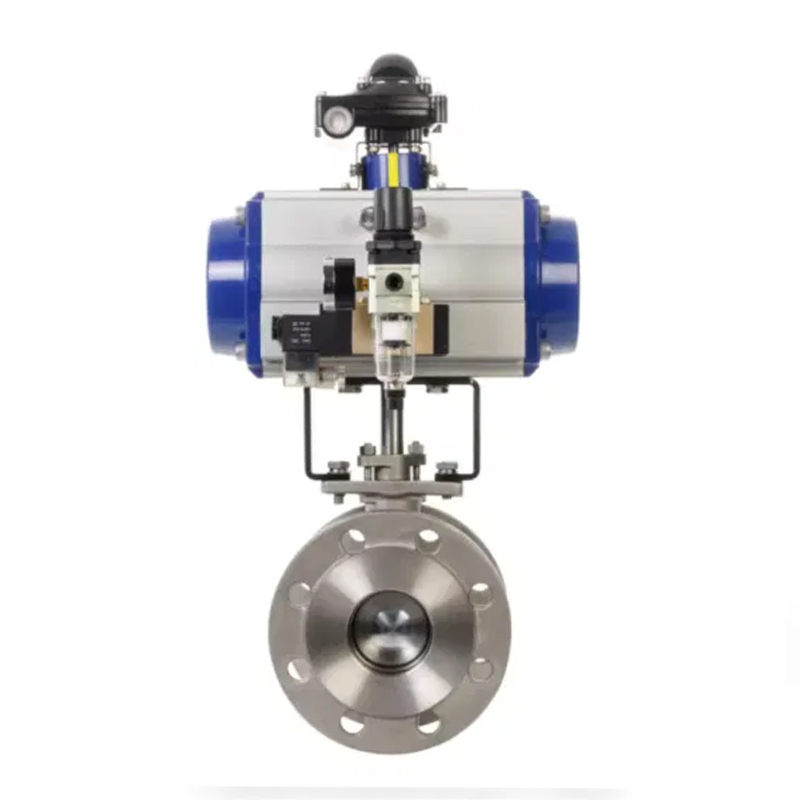 Q641F Pneumatic Flange Ball Valve