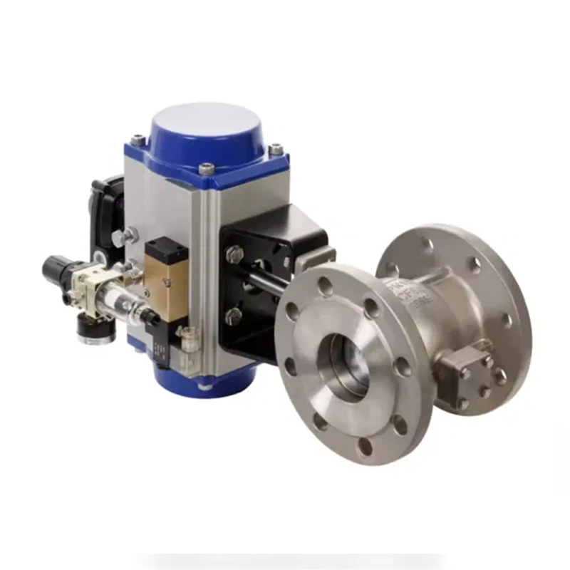 Q641F Pneumatic Flange Ball Valve